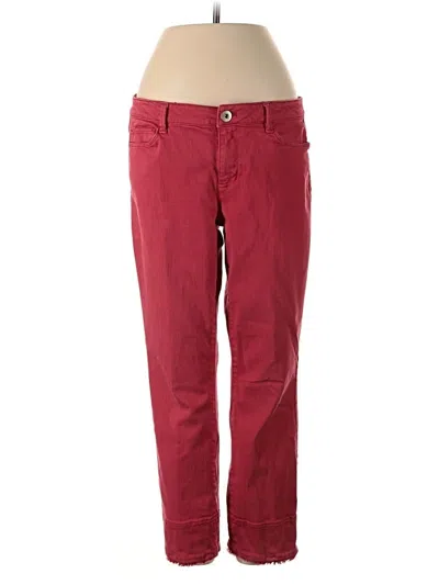Pre-owned Jjill Jeans In Red