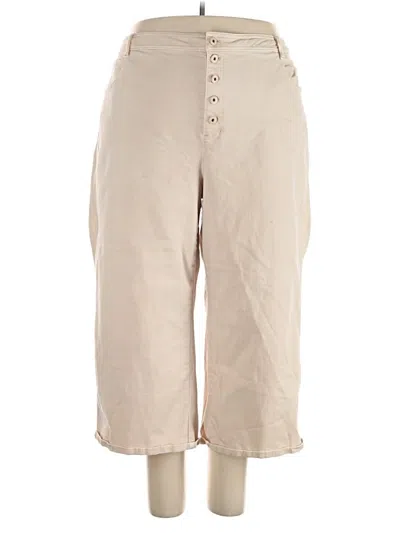 Pre-owned Jjill Jeans In Tan
