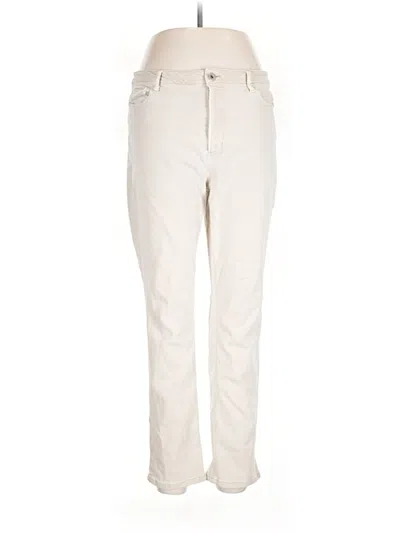 Pre-owned Jjill Jeans In White