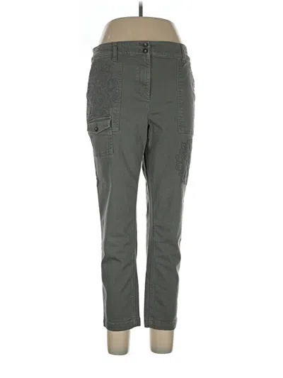 Pre-owned Jjill Jeggings In Green