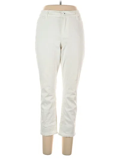 Pre-owned Jjill Jeggings In White