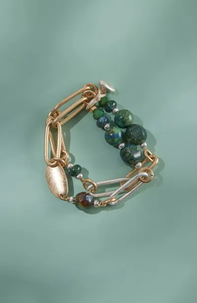 Jjill J.jill Joyous Journey Bracelet In Green Multi