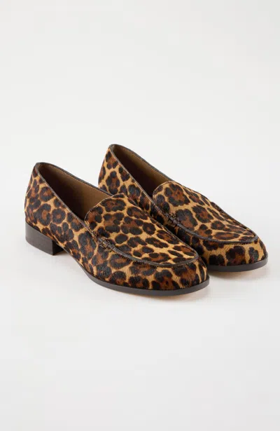 Jjill Julia Loafers In Gingerbread Multi Leopard