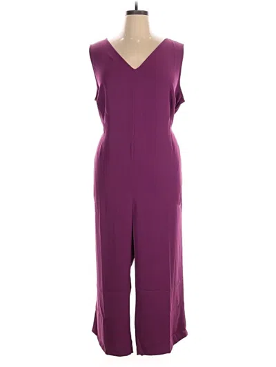 Pre-owned Jjill Jumpsuit In Purple