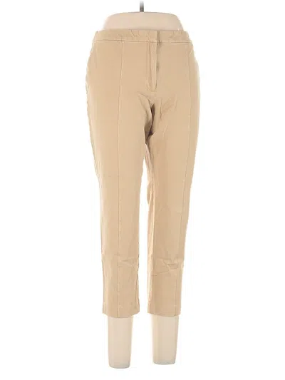 Pre-owned Jjill Khaki Pant In Brown