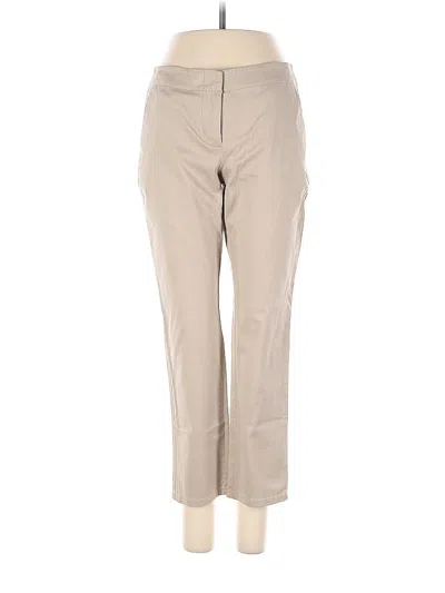 Pre-owned Jjill Khaki Pant In Brown
