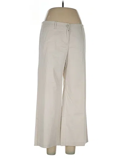 Pre-owned Jjill Khaki Pant In Ivory