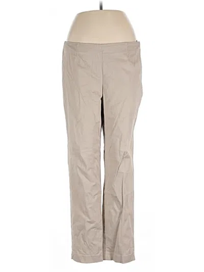 Pre-owned Jjill Khaki Pant In Tan