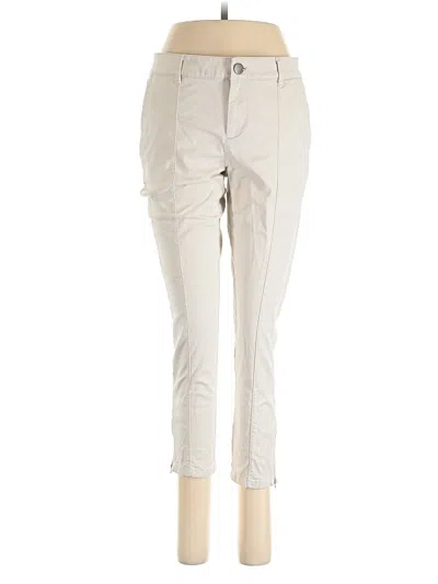 Pre-owned Jjill Khaki Pant In White