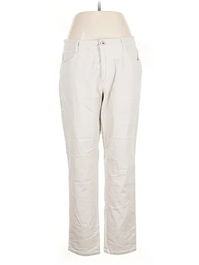 Pre-owned Jjill Khaki Pant In White