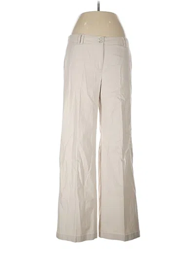Pre-owned Jjill Khaki Pant In White
