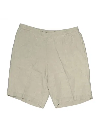 Pre-owned Jjill Khaki Shorts In Brown