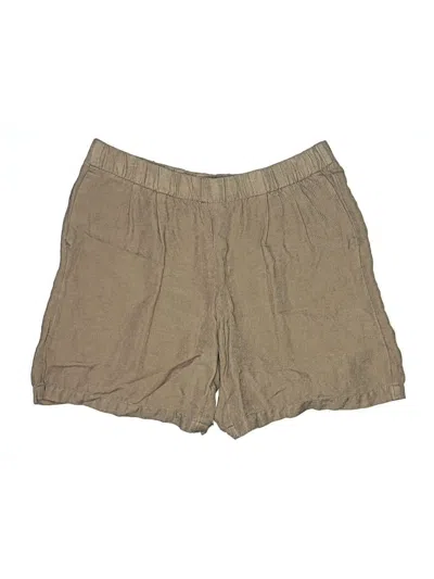 Pre-owned Jjill Khaki Shorts In Brown