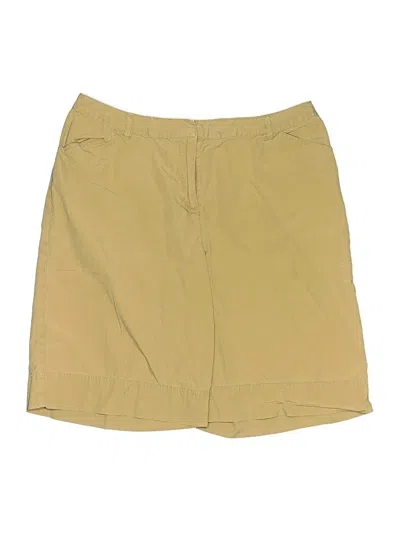 Pre-owned Jjill Khaki Shorts In Brown