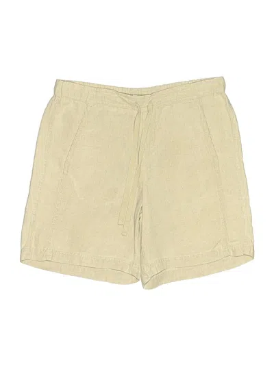 Pre-owned Jjill Khaki Shorts In Gold