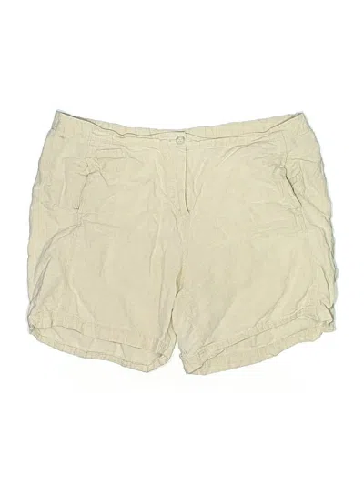 Pre-owned Jjill Khaki Shorts In Tan