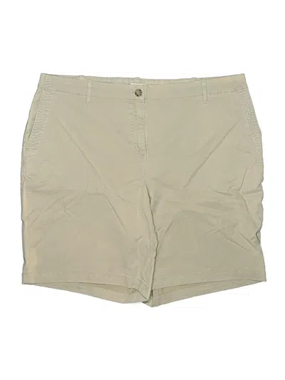 Pre-owned Jjill Khaki Shorts In Tan