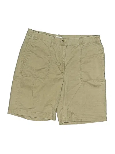 Pre-owned Jjill Khaki Shorts In Tan