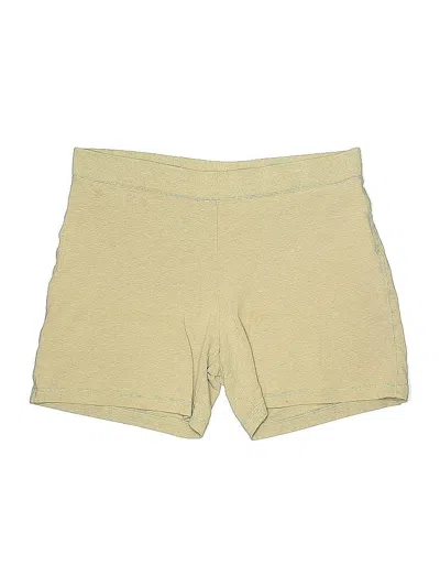 Pre-owned Jjill Khaki Shorts In Yellow