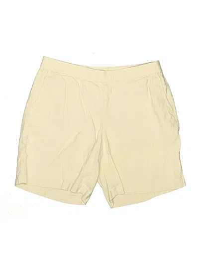Pre-owned Jjill Khaki Shorts In Yellow