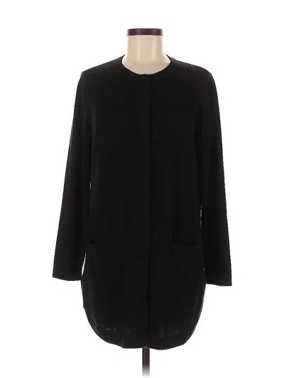 Pre-owned Jjill Kimono In Black