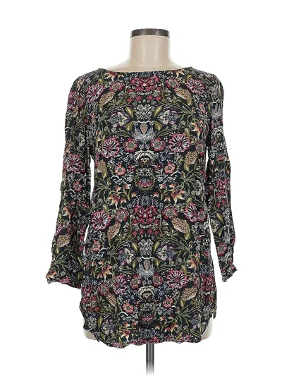 Pre-owned Jjill Kimono In Black