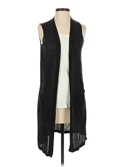 Pre-owned Jjill Kimono In Black