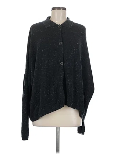 Pre-owned Jjill Kimono In Black