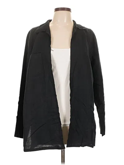 Pre-owned Jjill Kimono In Black