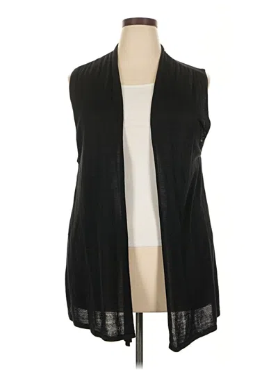 Pre-owned Jjill Kimono In Black