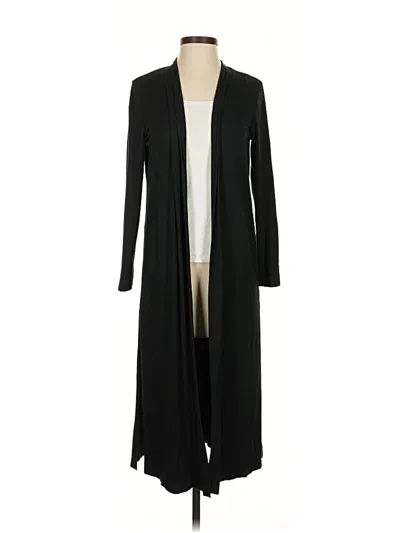 Pre-owned Jjill Kimono In Black
