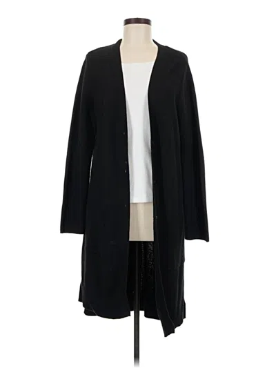 Pre-owned Jjill Kimono In Black