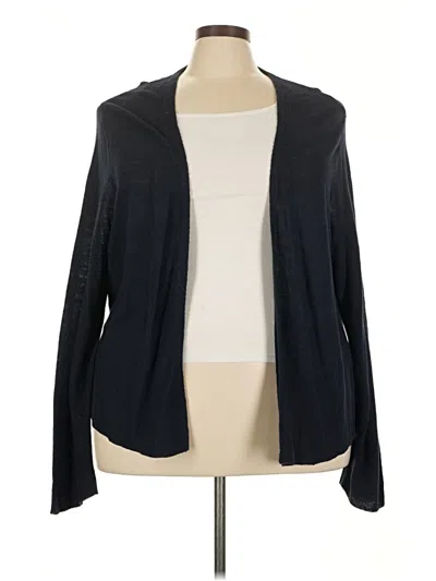 Pre-owned Jjill Kimono In Black