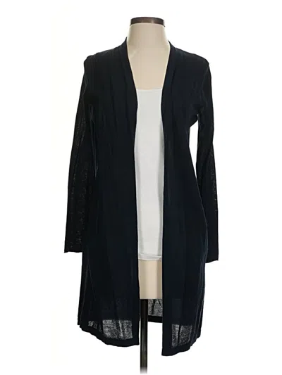 Pre-owned Jjill Kimono In Black