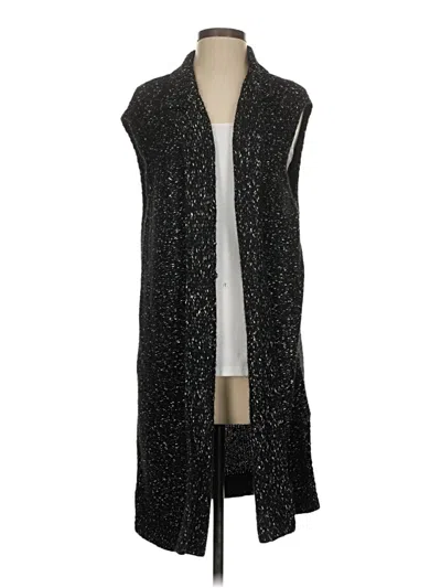 Pre-owned Jjill Kimono In Black