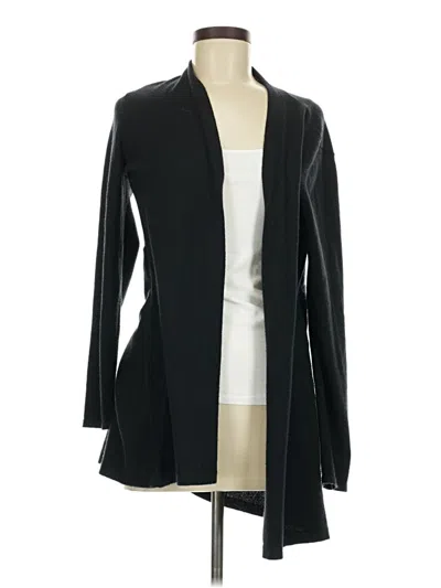 Pre-owned Jjill Kimono In Black