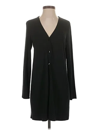 Pre-owned Jjill Kimono In Black