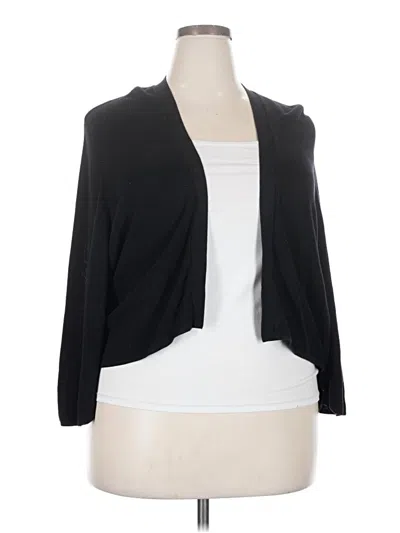 Pre-owned Jjill Kimono In Black