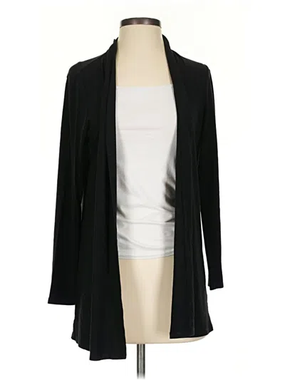 Pre-owned Jjill Kimono In Black
