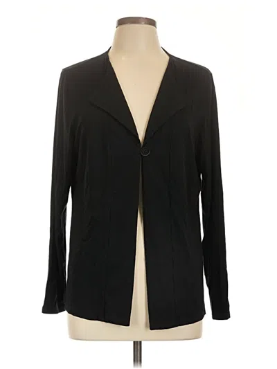 Pre-owned Jjill Kimono In Black