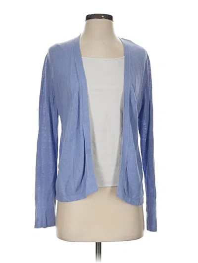 Pre-owned Jjill Kimono In Blue