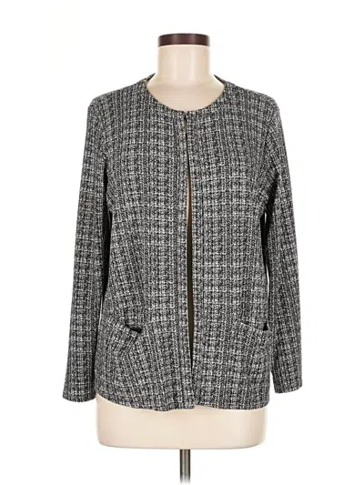 Pre-owned Jjill Kimono In Gray