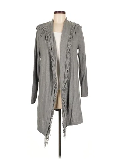 Pre-owned Jjill Kimono In Gray