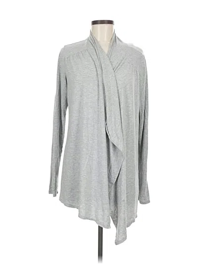 Pre-owned Jjill Kimono In Gray