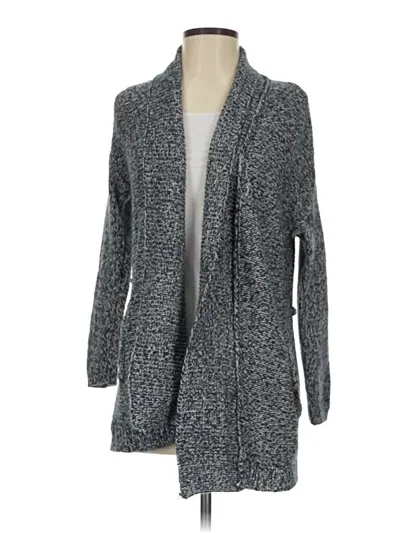 Pre-owned Jjill Kimono In Gray