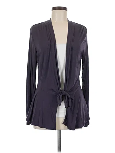Pre-owned Jjill Kimono In Gray