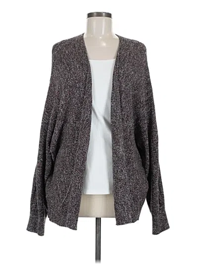 Pre-owned Jjill Kimono In Gray