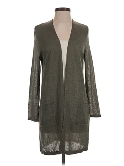 Pre-owned Jjill Kimono In Gray