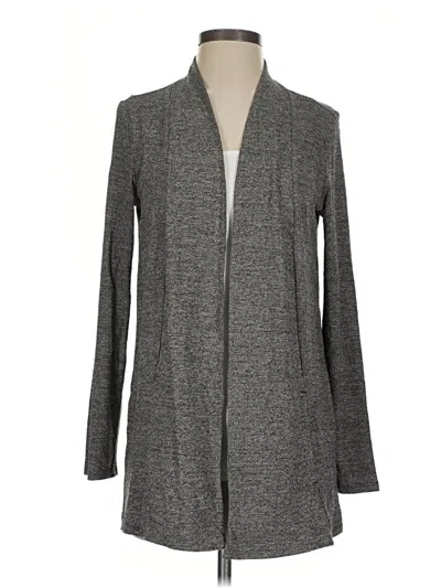 Pre-owned Jjill Kimono In Gray