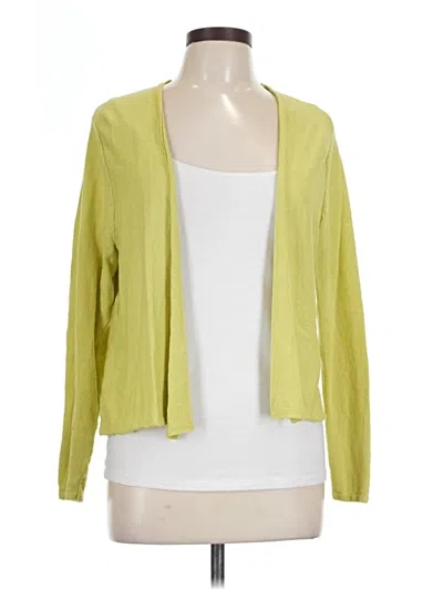 Pre-owned Jjill Kimono In Green